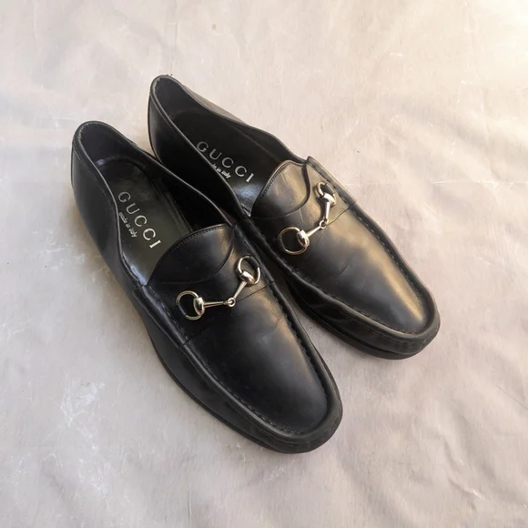 Gucci | Shoes | Gucci Horsebit Loafers Black Men 1 D Leather  display picture 3